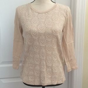 J. Crew Delicate Pink Top